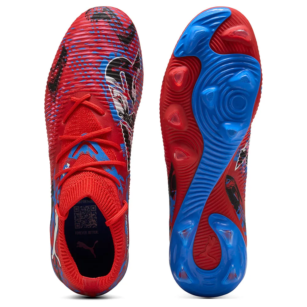 Футбольные бутсы Puma Future 8 Match Playmakers FG/AG, красный — фото 2