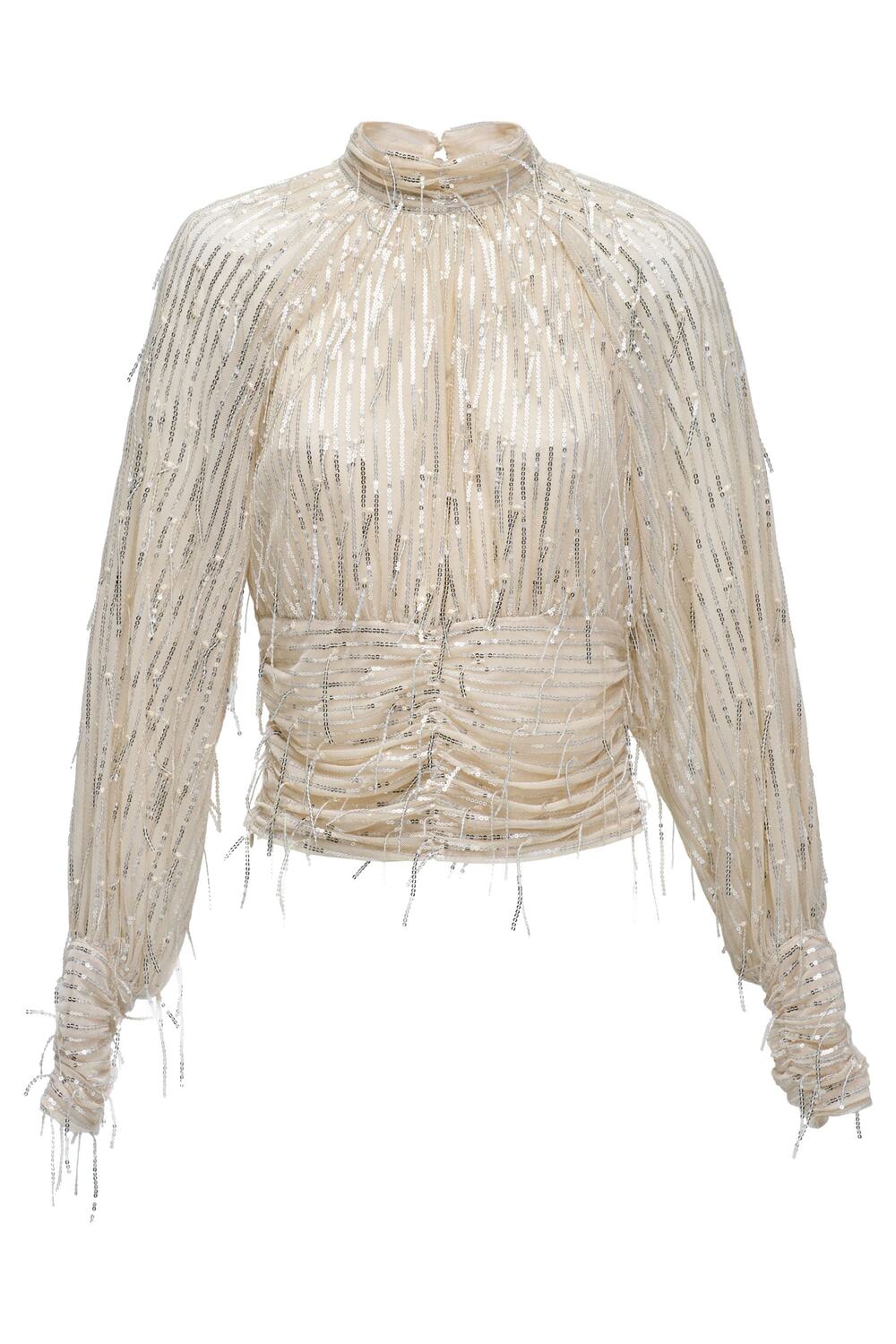 

Salsa Jeans Блузка в бежевом цвете