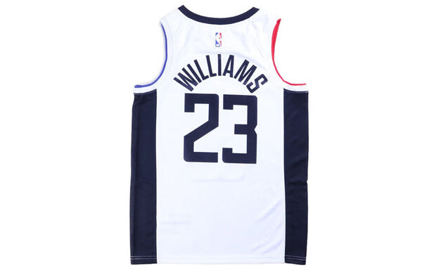 Футболка nba city limited sw fan edition 19 20 сезон los angeles clippers № 23 спортивная баскетбольная майка жилет Nike, белый — фото 2