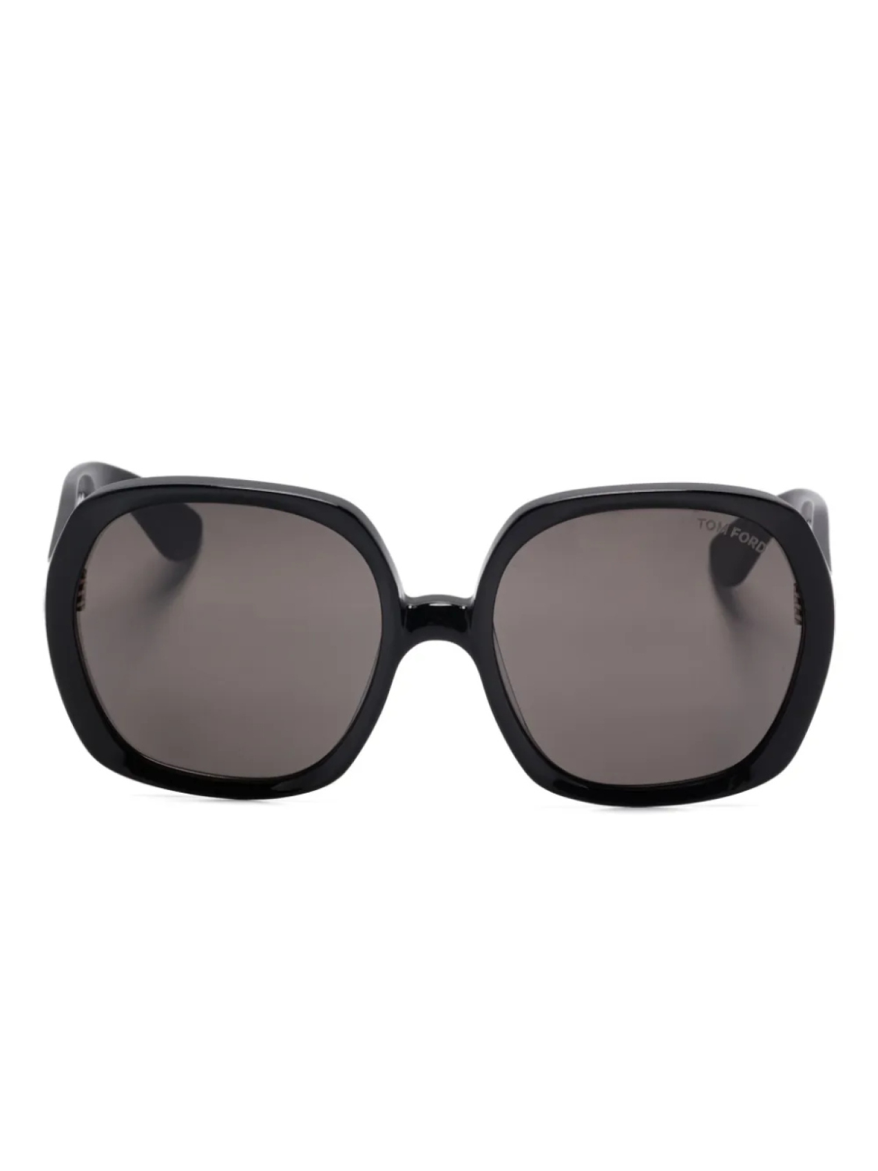 

TOM FORD Eyewear солнцезащитные очки в массивной оправе, черный