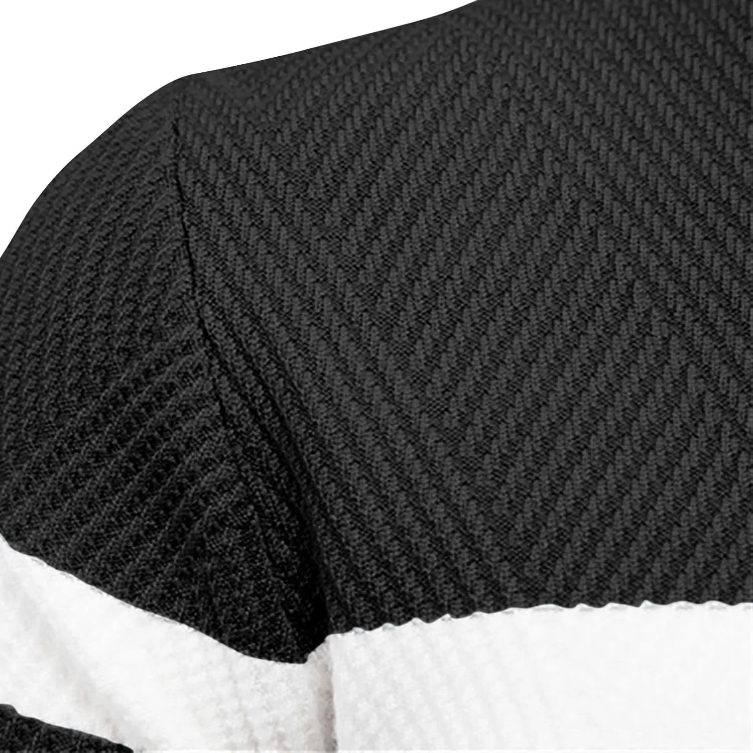 Свитер мужской осенний Slim Fit с длинным рукавом и полоской — фото 3