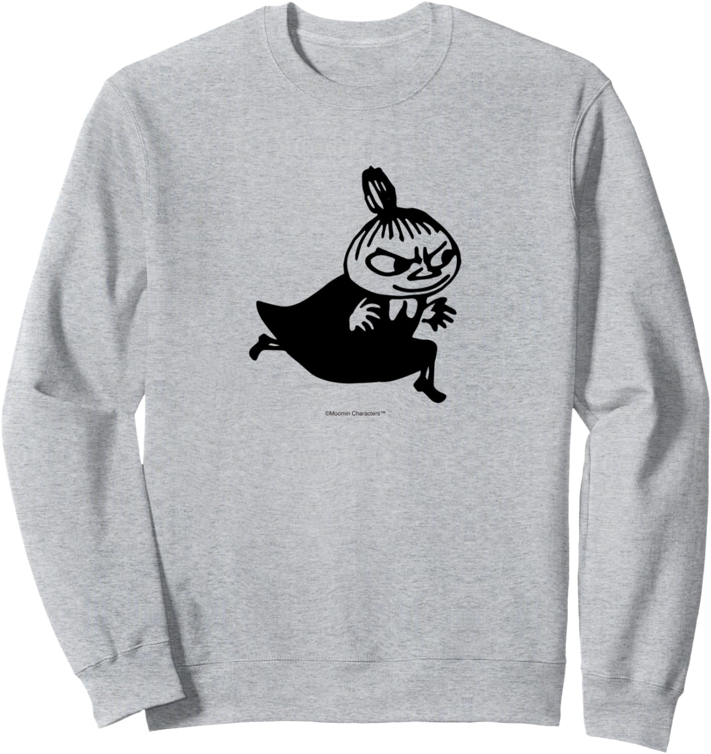 

Толстовка с изображением Муми-троллей, Мой маленький бегущий маленький я, серая Moomin
