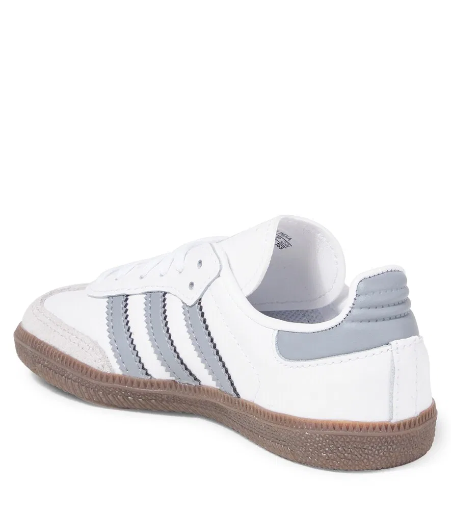 Кроссовки Samba с замшевой отделкой Adidas Originals Kids, белый — фото 3