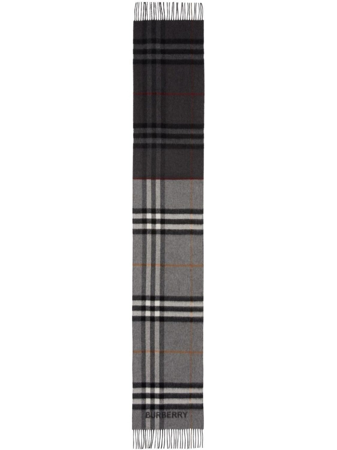 

Burberry клетчатый шарф, серый