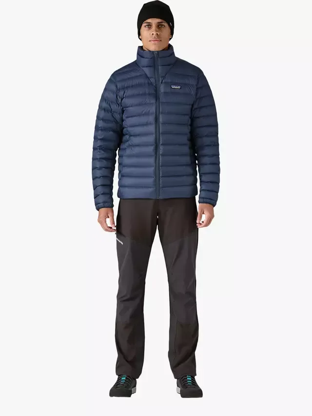 Ветрозащитная куртка Down Sweater Patagonia, Dark Navy — фото 4