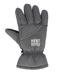 

Детские лыжные перчатки Heat Keeper серые, от 5 до 8 лет