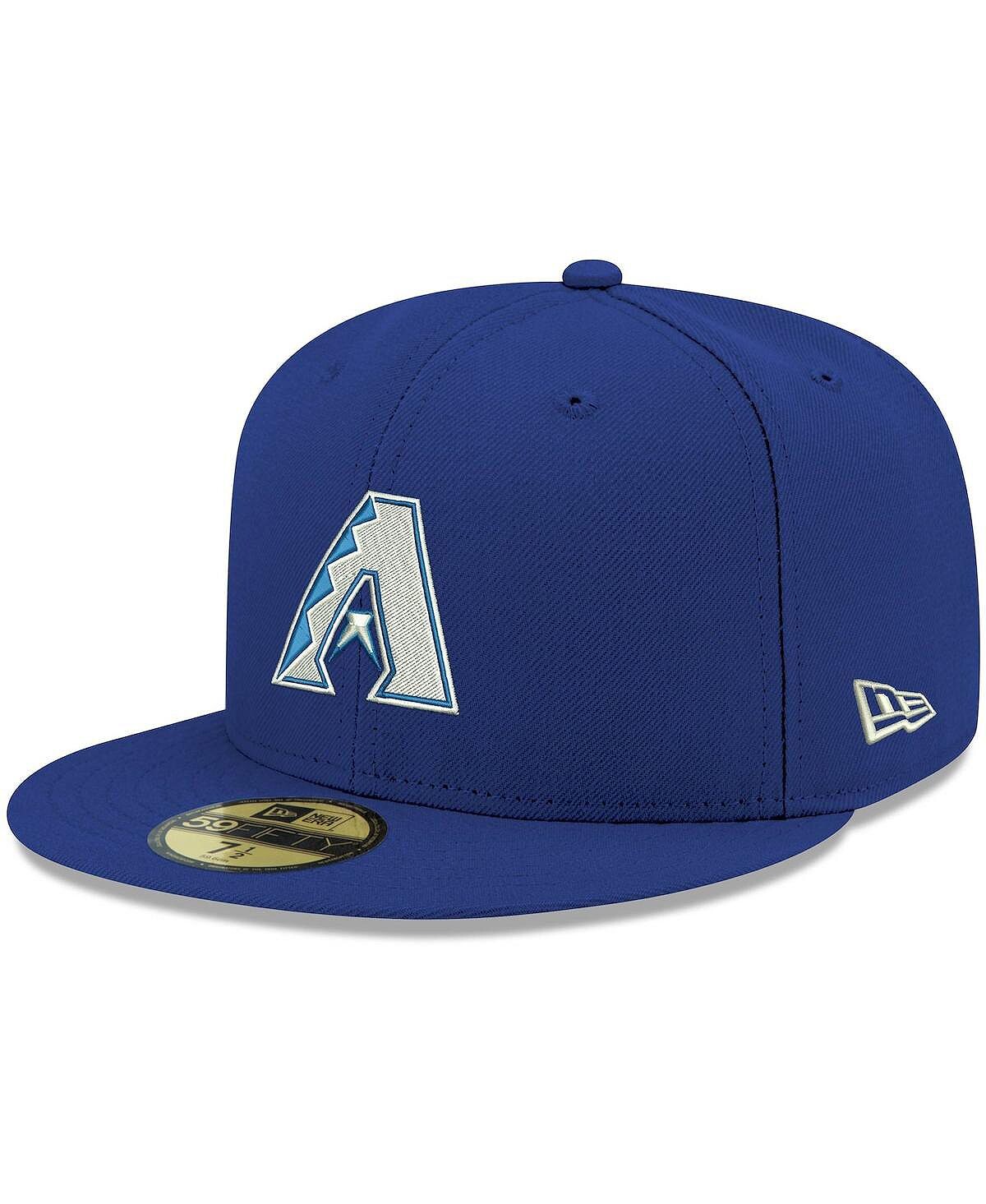 

Мужская приталенная шляпа Royal Arizona Diamondbacks Logo белая 59FIFTY New Era