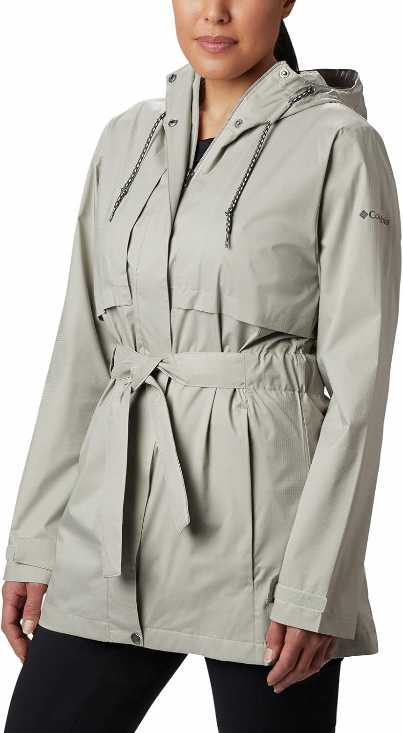 

Женская куртка-дождевик Columbia Pardon My Trench, водоотталкивающая и пятноотталкивающая, Flint Grey