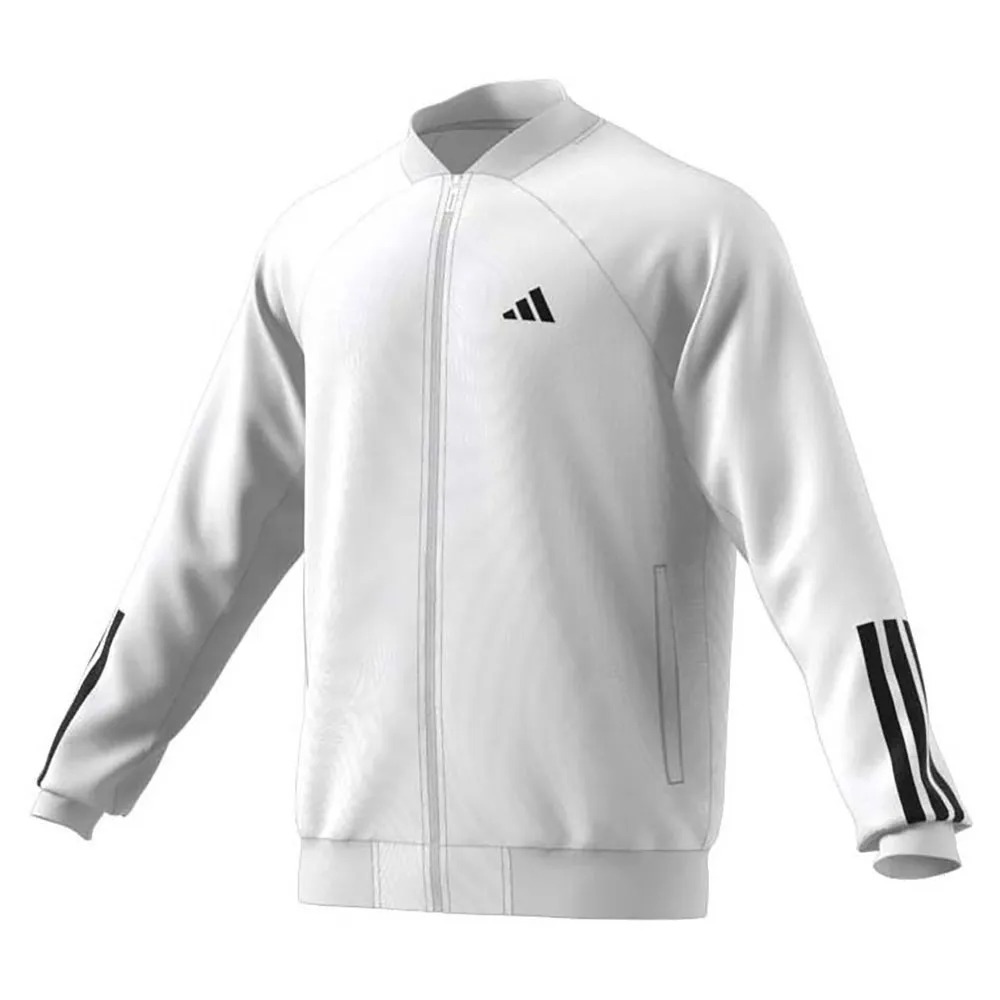 

Куртка adidas 3 Stripes Knitted, белый