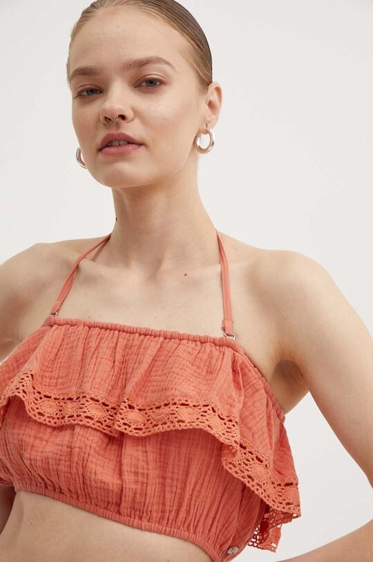 

Хлопковый топ GOLDEN TROPICS Roxy, оранжевый