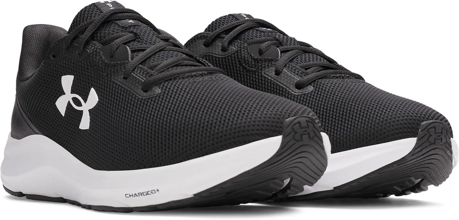 Кроссовки Under Armour Charged Pursuit 4 для мужчин, белый/черный — фото 3