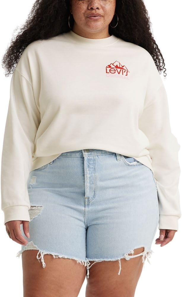 

Женская толстовка Levi's Graphic Standard с круглым вырезом, Mountain Top Gardenia