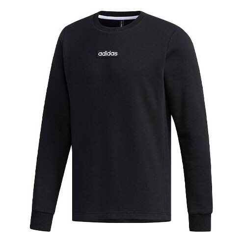 

Толстовка adidas neo M C SW Round Neck Fleece Lined Long Sleeves Black, черный