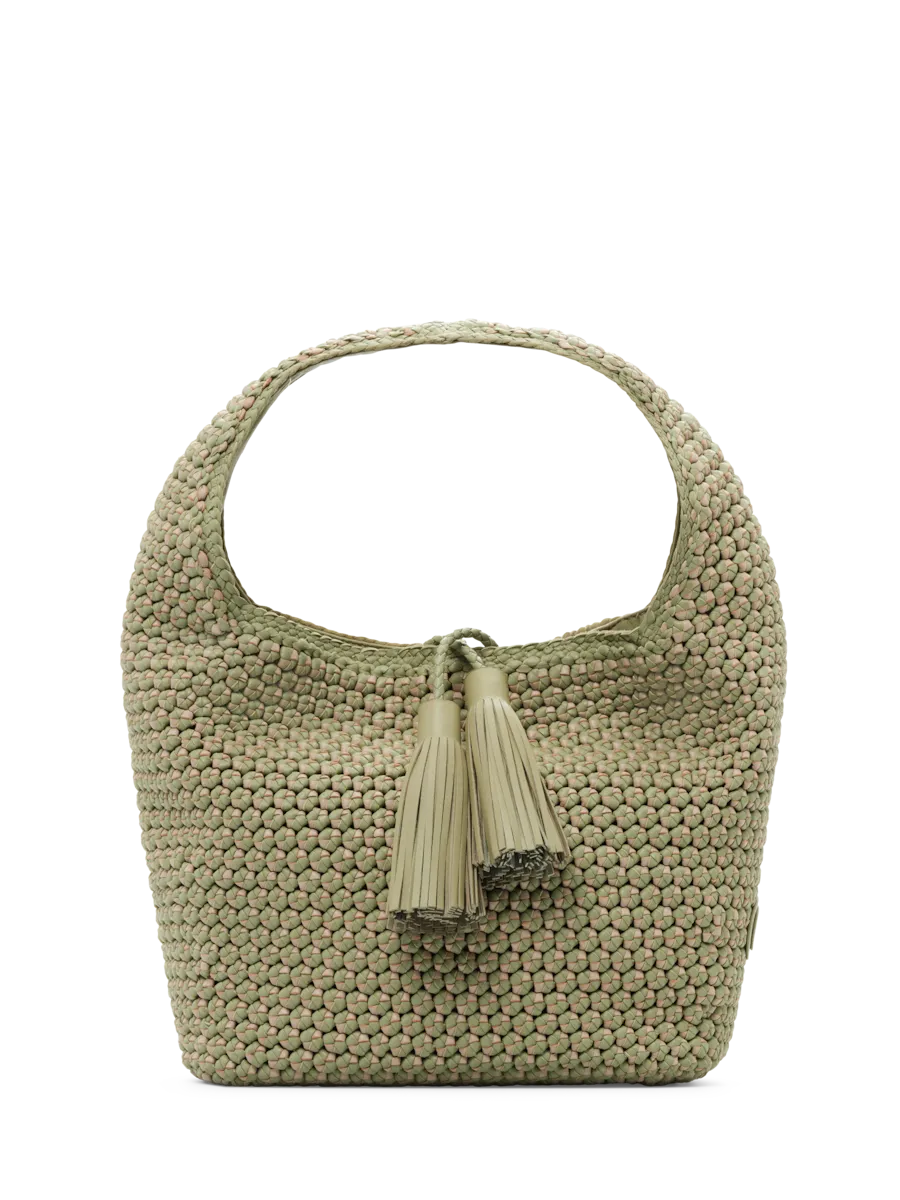 

Сумка Noodbag из кожи с магнитной застежкой Lottusse, зеленый