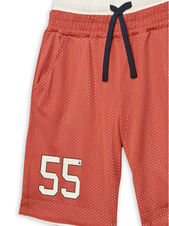 Спортивные шорты обычного кроя 3FJGC903C United Colors Of Benetton, красный — фото 3