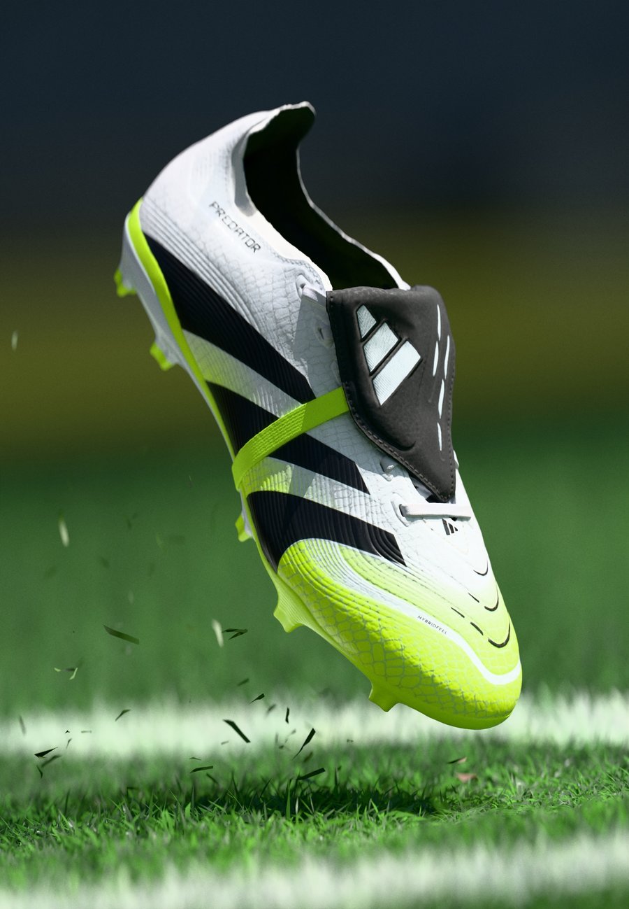 

Кроссовки Adidas Performance PREDATOR LEAGUE FOLD-OVER TONGUE FIRM GROUND/MULTI GROUND FOOTBALL BOOTS, Footwear White/Core Black/Lucid Lemon/White