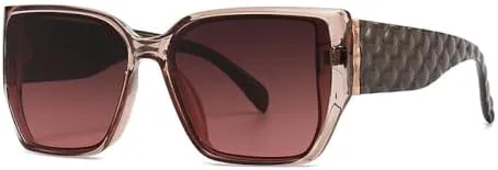 

Женские солнцезащитные очки квадратной формы большого размера в стиле «кошачий глаз», классические ретро-очки в уличном стиле, модель 2026 года MTZJH, C2