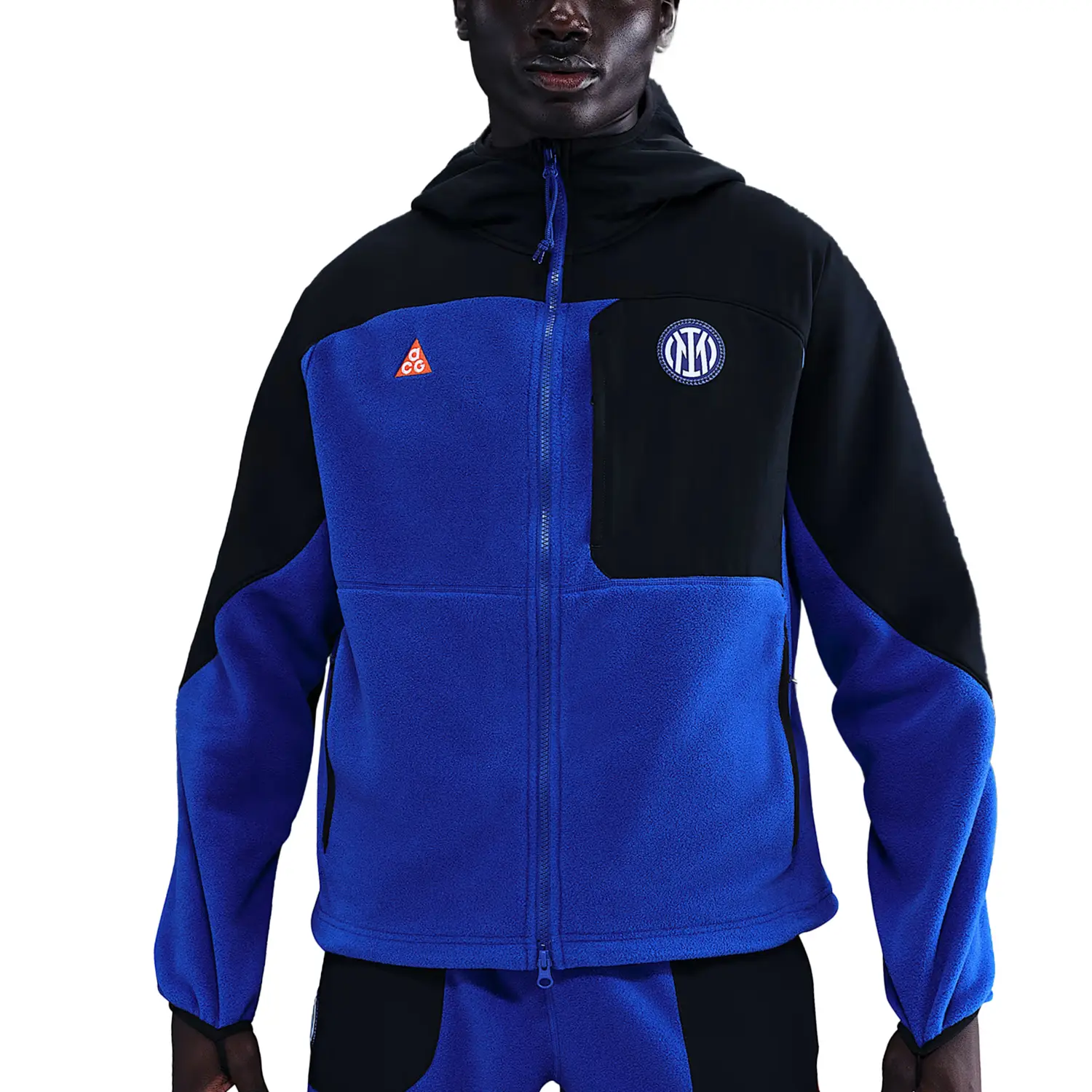 

Куртка FC Internazionale Milano ACG 'Wolf Tree' Plus SE Velvet feel для мужчин Nike, черный/ultra синий/safety оранжевый/белый
