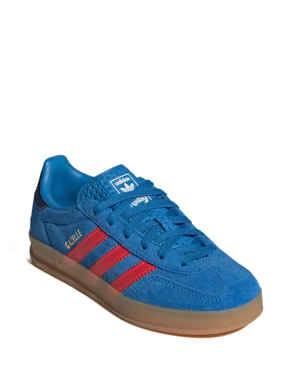 Кеды на шнуровке Gazelle Indoor adidas, синий — фото 2