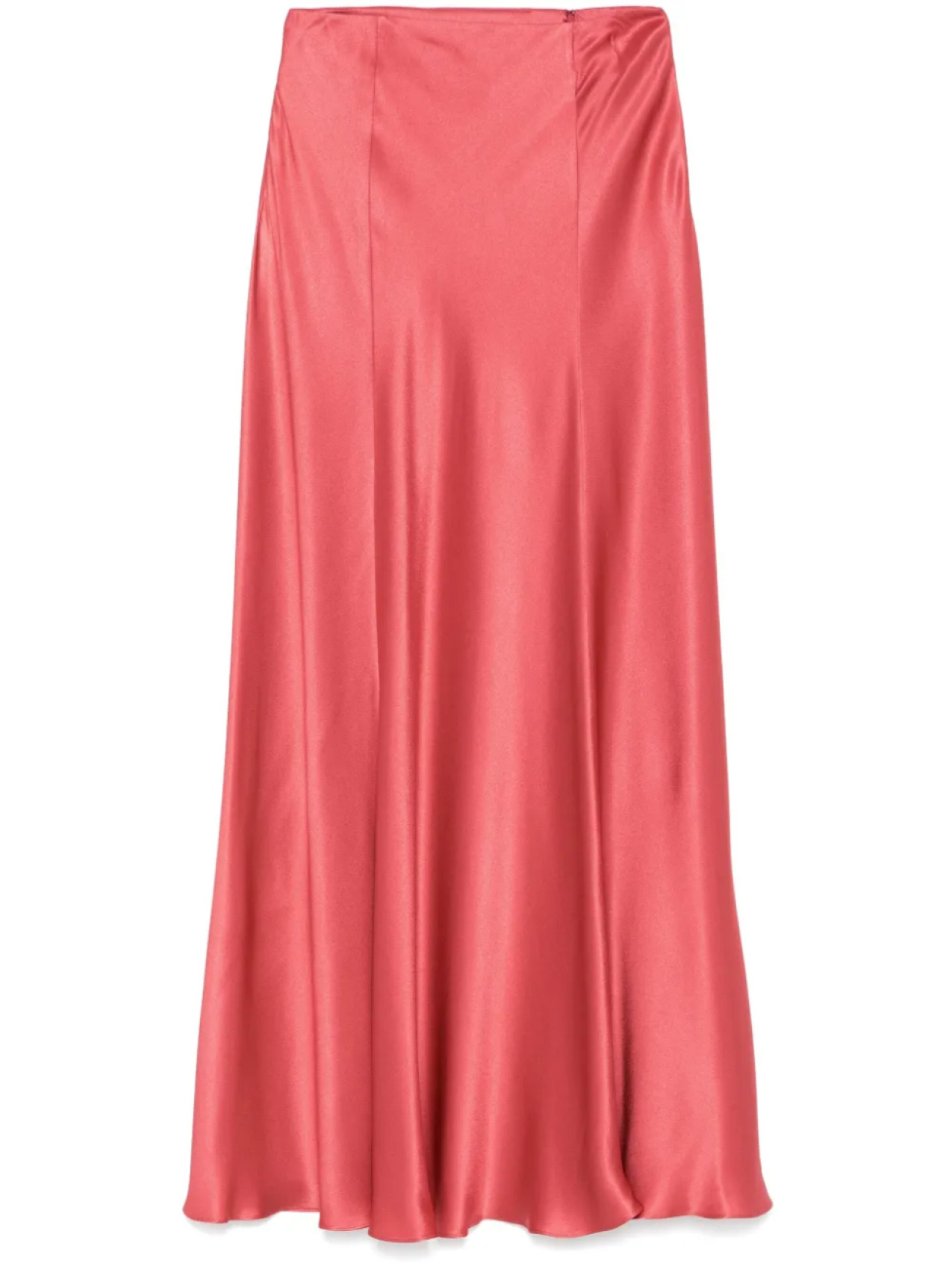 

Alberta Ferretti атласная юбка макси, красный