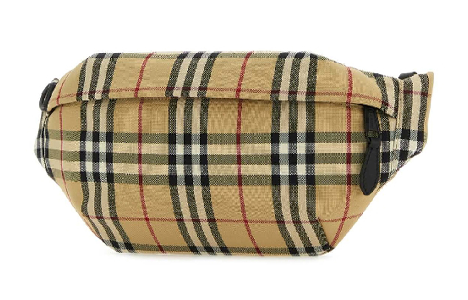 Burberry Нейлоновая поясная сумка мужская светло-коричневая — фото 2