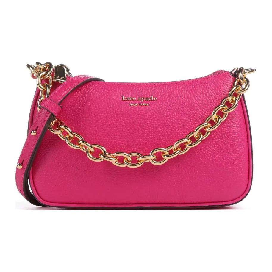 

Kate Spade Кожаная сумка через плечо женская розовая