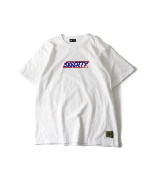 

Футболка, принт с нугой Subciety, коричневый