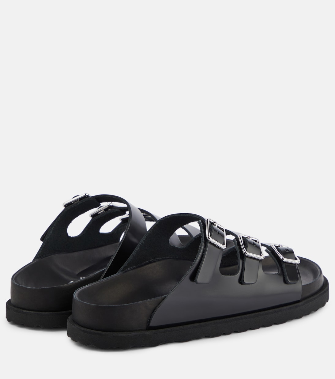 Сандалии из кожи Флориды Birkenstock 1774, черный — фото 3
