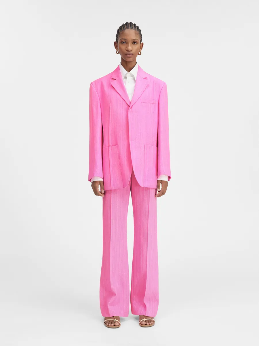 

Квадратный пиджак La Veste d'Homme Jacquemus, розовый