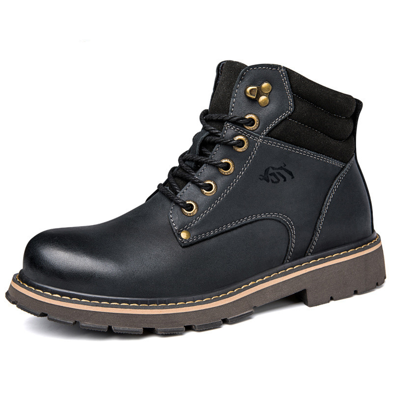 Bull Thunder Короткие мартинсы мужские светло-коричневые, цвет Light Brown — фото 2