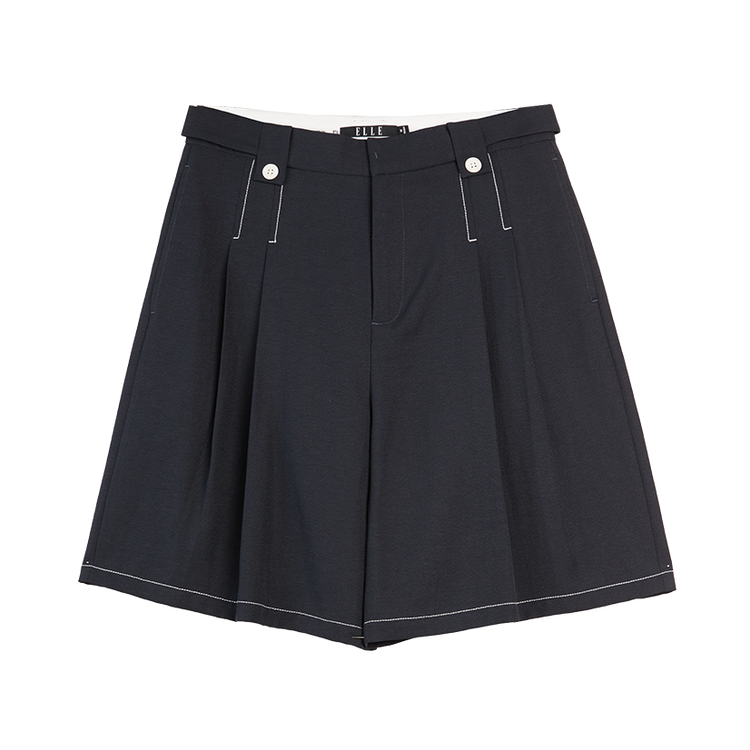 

ELLE Повседневные шорты женские Navy Blue тонкие
