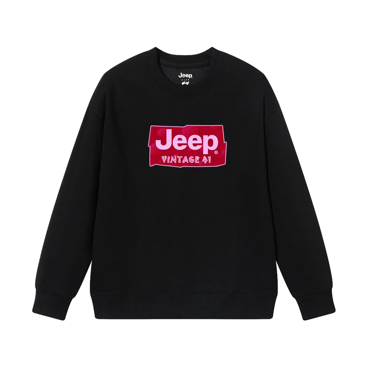 Толстовка с круглым вырезом для школьников Jeep, Coffee[Fleece-Lined] — фото 4