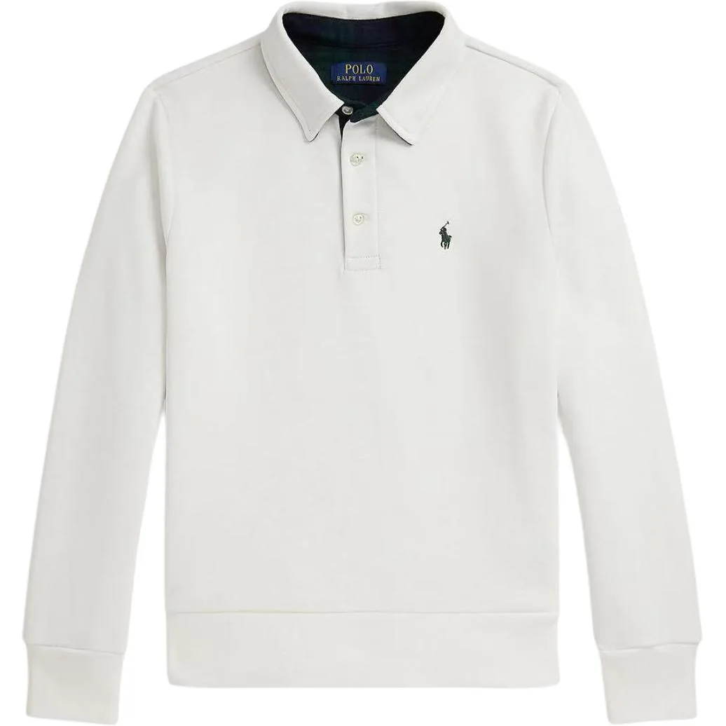 Свитшот FW25 Kids' Polo Ralph Lauren, белый