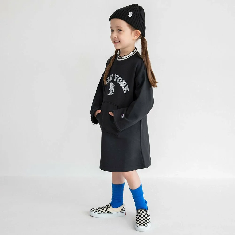 Платье-толстовка, сшитое Branshes, black — фото 4