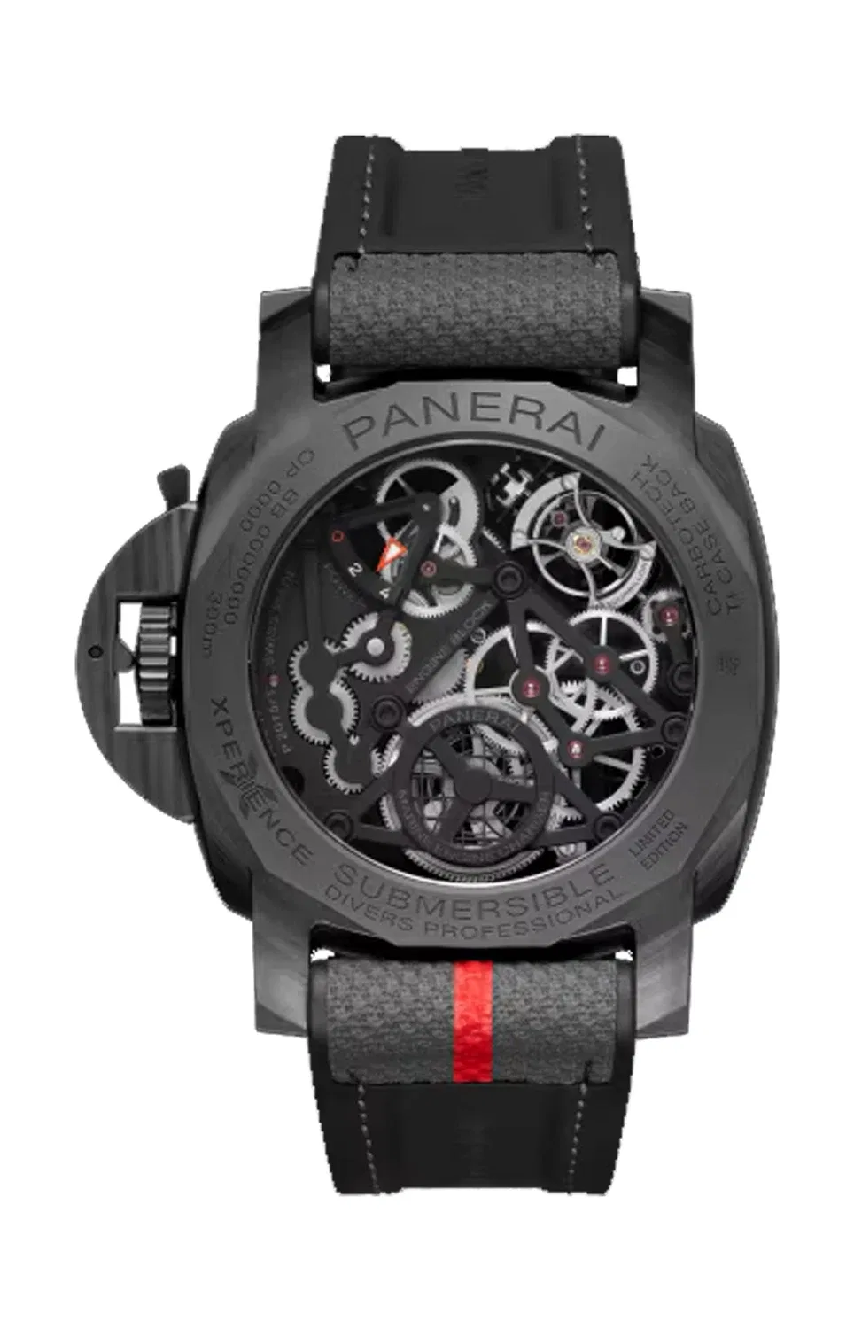 ПОДВОДНЫЕ ЧАСЫ С ТУРБИЙОНОМ GMT LUNA ROSSA ОПЫТНАЯ ЭДИЦИЯ - PAM01405 PANERAI, черный — фото 2