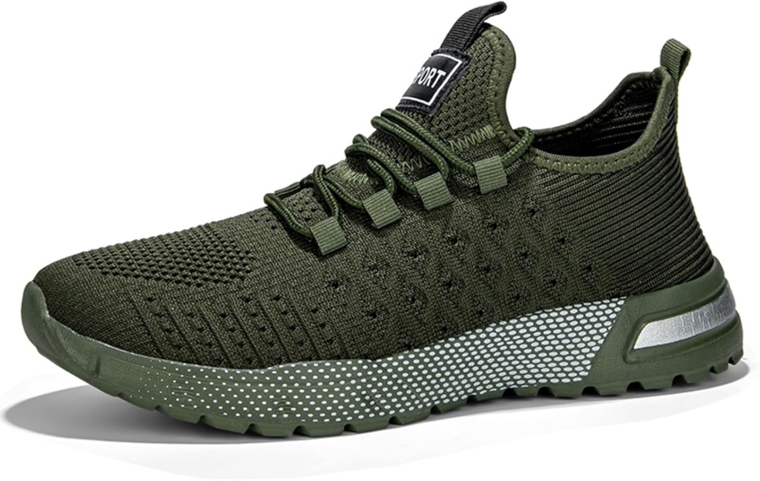 

Мужские легкие слипоны для ходьбы: дышащая сетка, противоскользящие. Идеально подходят для тенниса, бега и тренировок. Модный дизайн Kpdwfms, зеленый