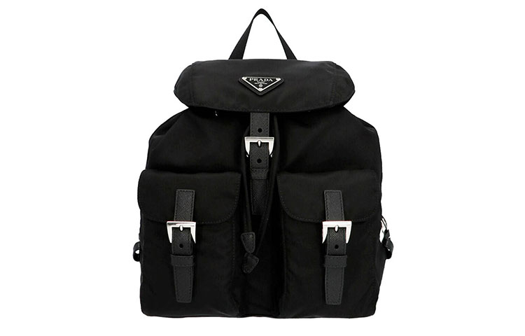 

Нейлоновый рюкзак унисекс черный PRADA