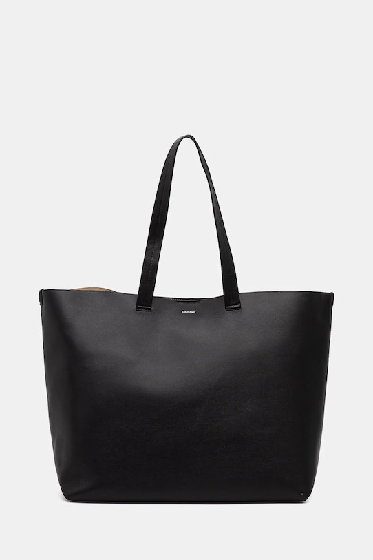 

Кожаная сумка Calvin Klein, черный