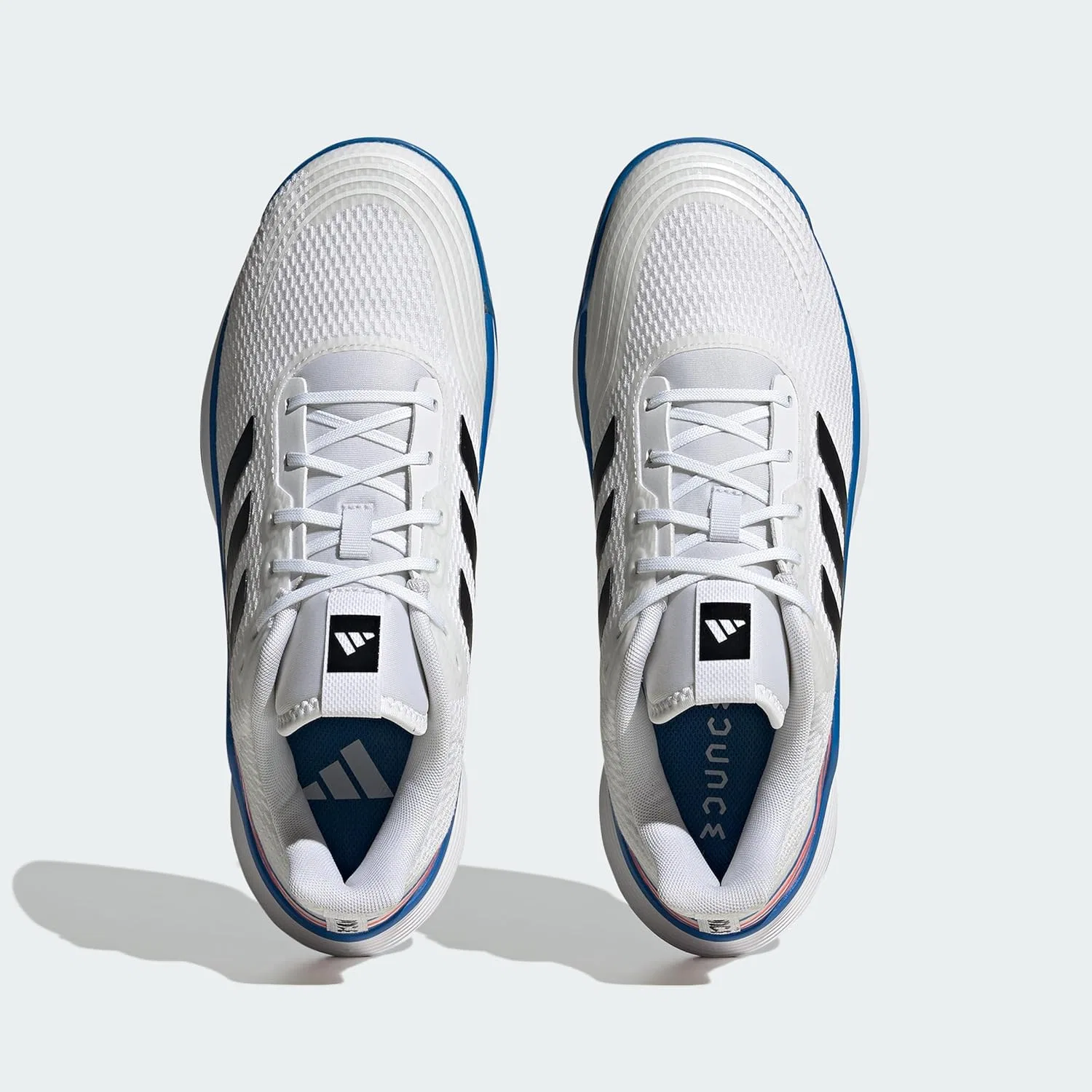 Волейбольные кроссовки Adidas Novaflight, Cloud White Core Black Bright Royal — фото 3