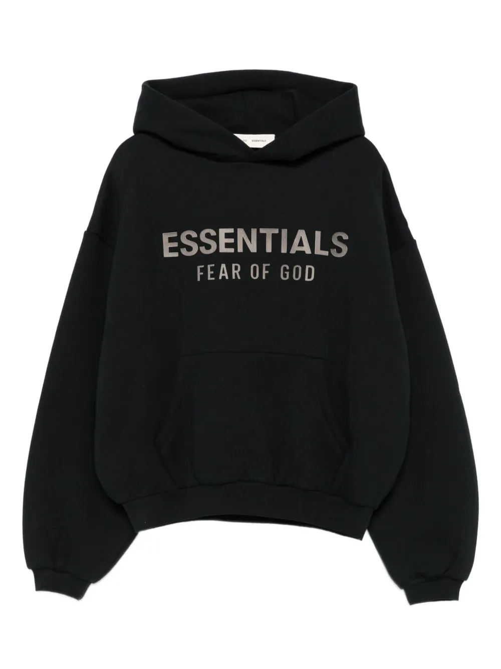

Флисовое худи с логотипом FEAR OF GOD ESSENTIALS, черный
