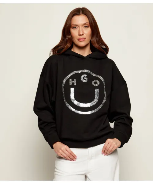

Толстовка dolasa_b_2 Relaxed fit Hugo Blue, черный