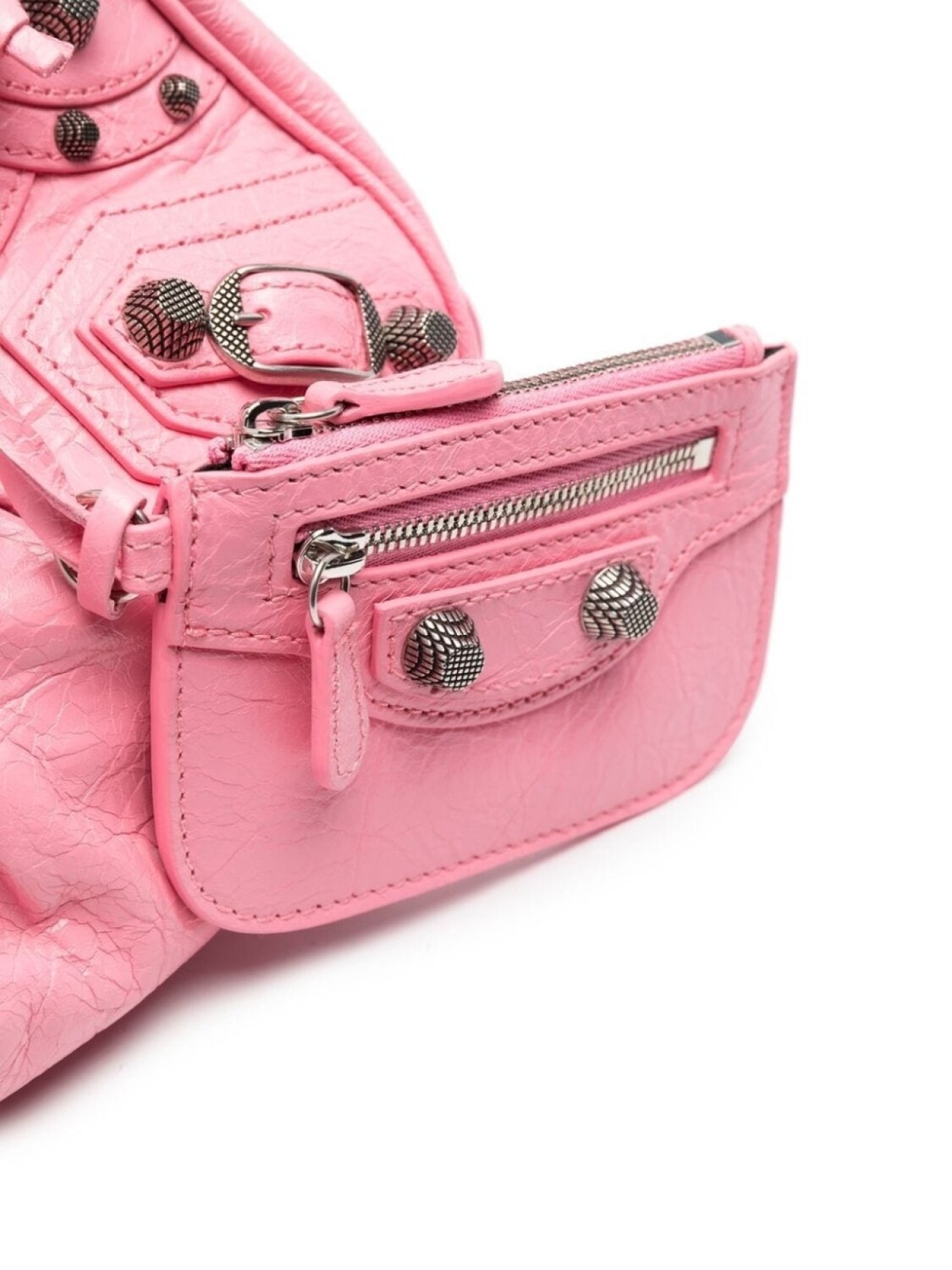 Сумка на плечо Balenciaga XS Le Cagole, розовый — фото 4