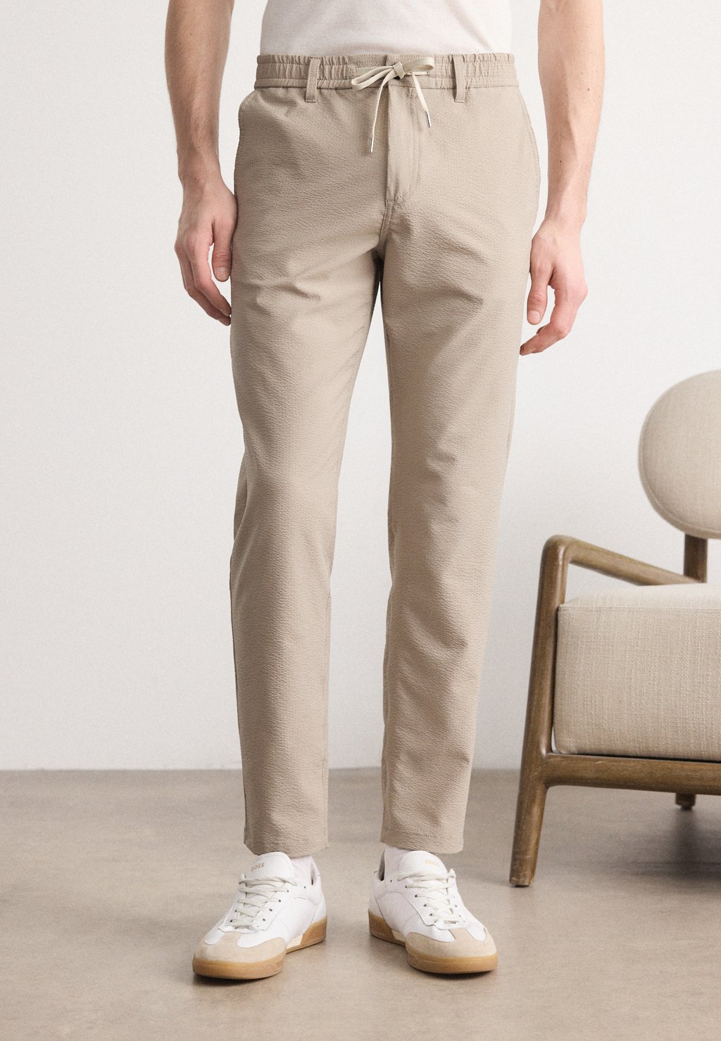 

Брюки TAPERED BOSS, бежевый