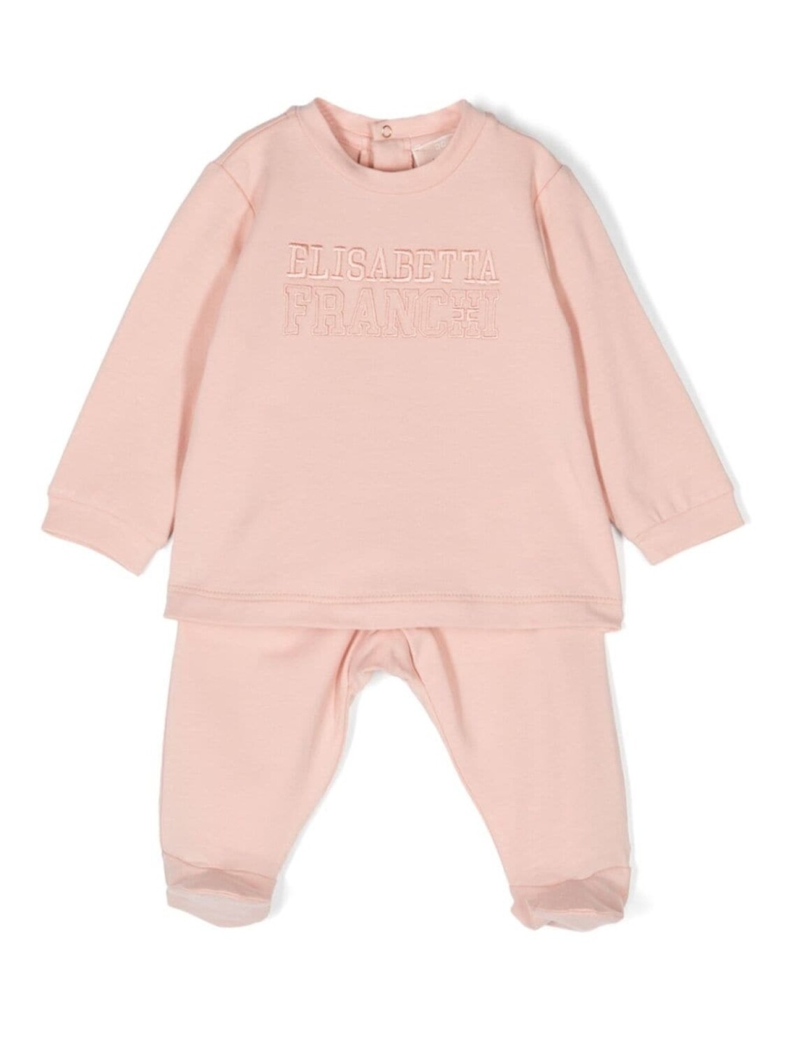 

Elisabetta Franchi La Mia Bambina пижама с вышитым логотипом, розовый