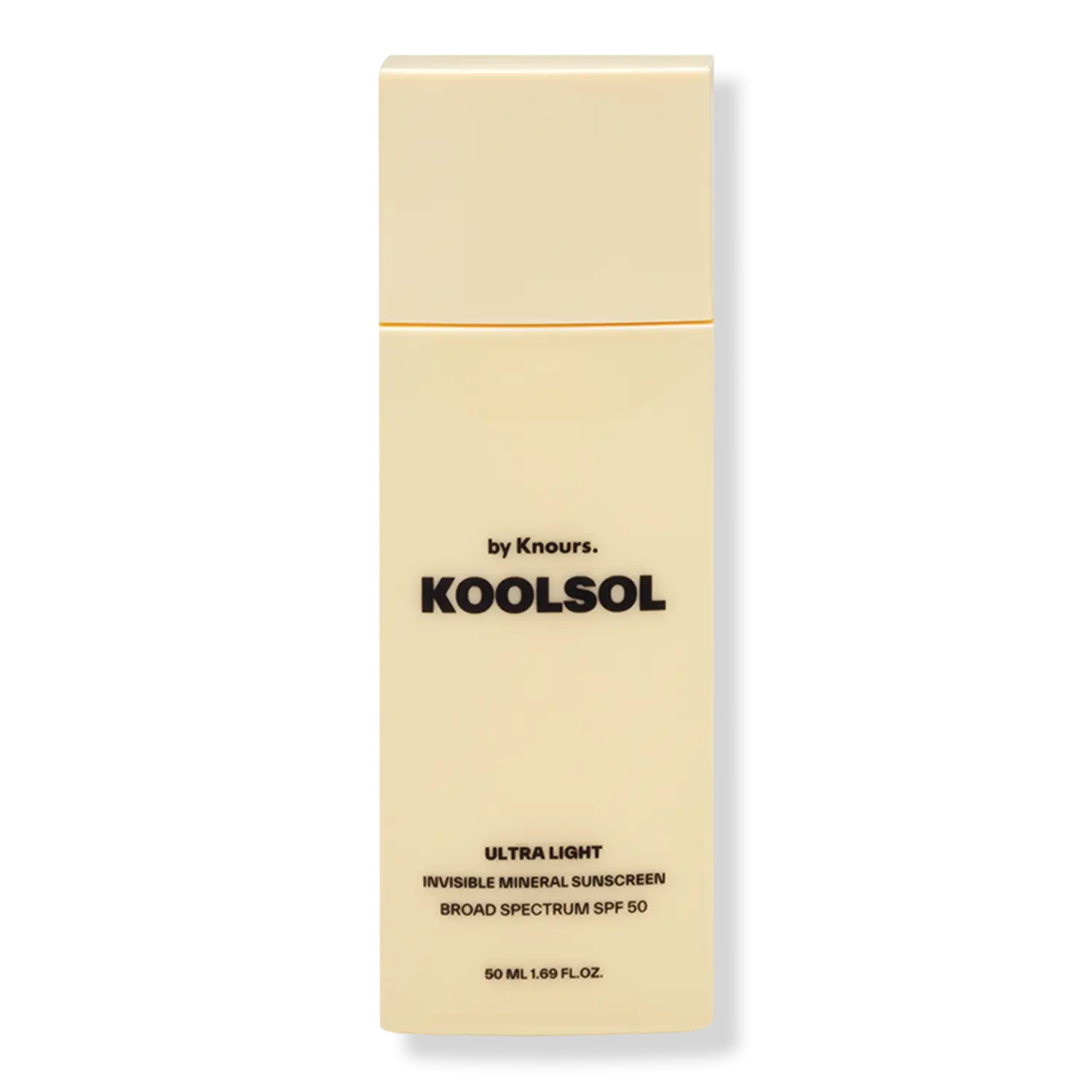 

Koolsol Ультралегкий невидимый минеральный солнцезащитный крем широкого спектра действия SPF50 Knours.