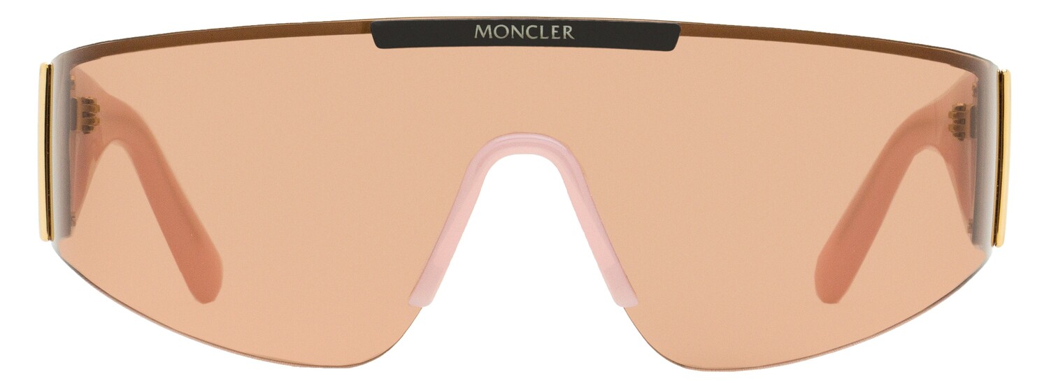 

Moncler Солнцезащитные очки унисекс с окантовкой ML0247 72E Розовый/Золотой 0 мм