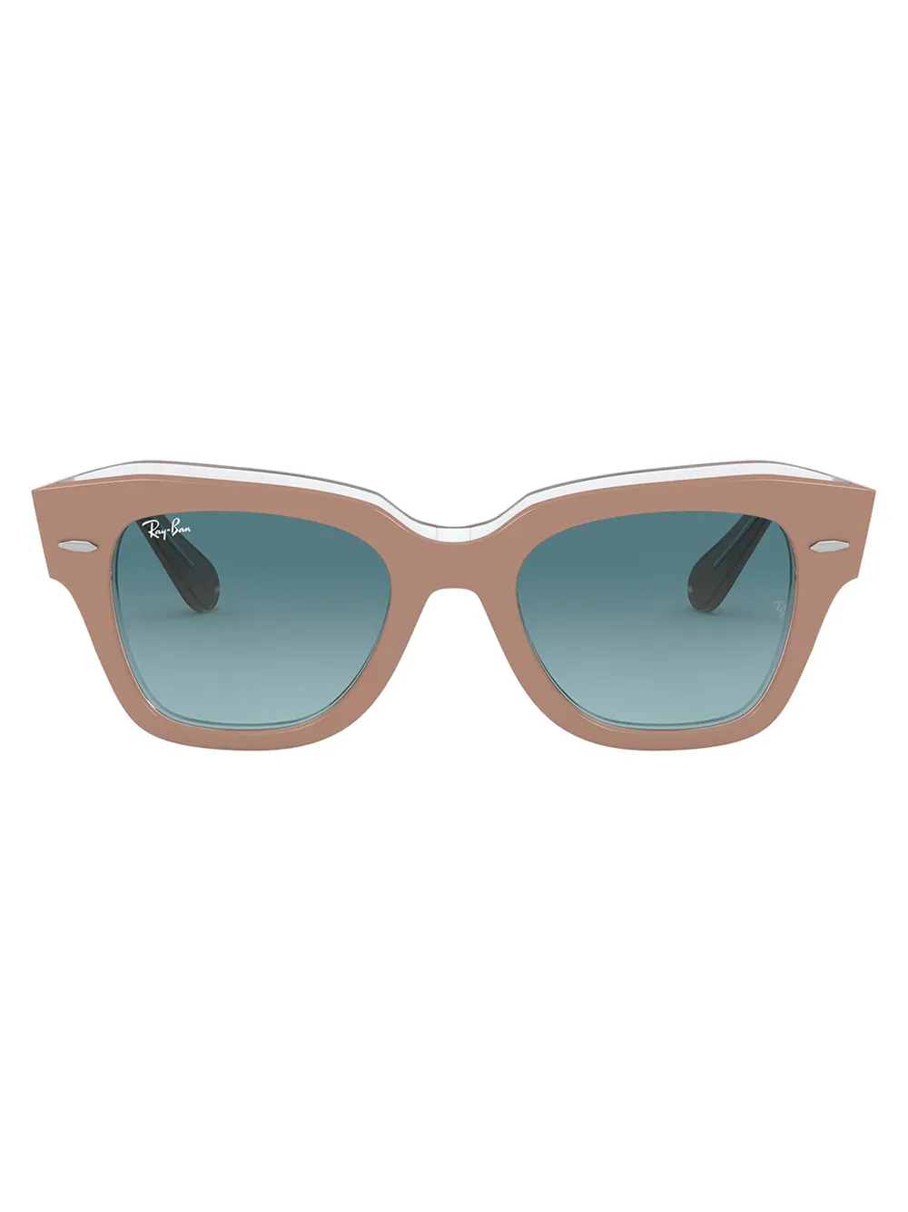

Солнцезащитные очки State Street в квадратной оправе Ray-Ban, коричневый