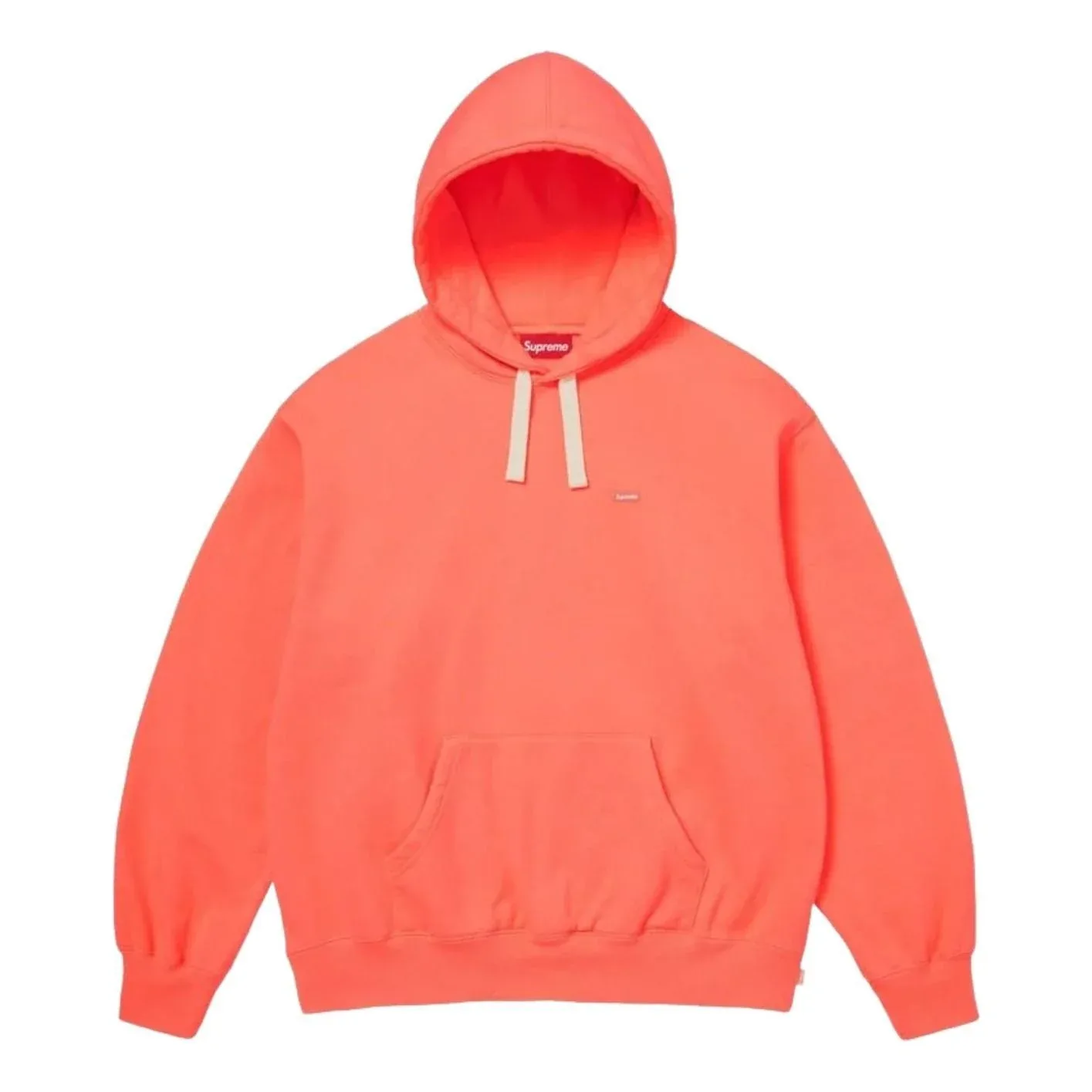 Толстовка Supreme SS26 Small Box Drawcord Hooded Sweatshirt 'Fluorescent Pink'