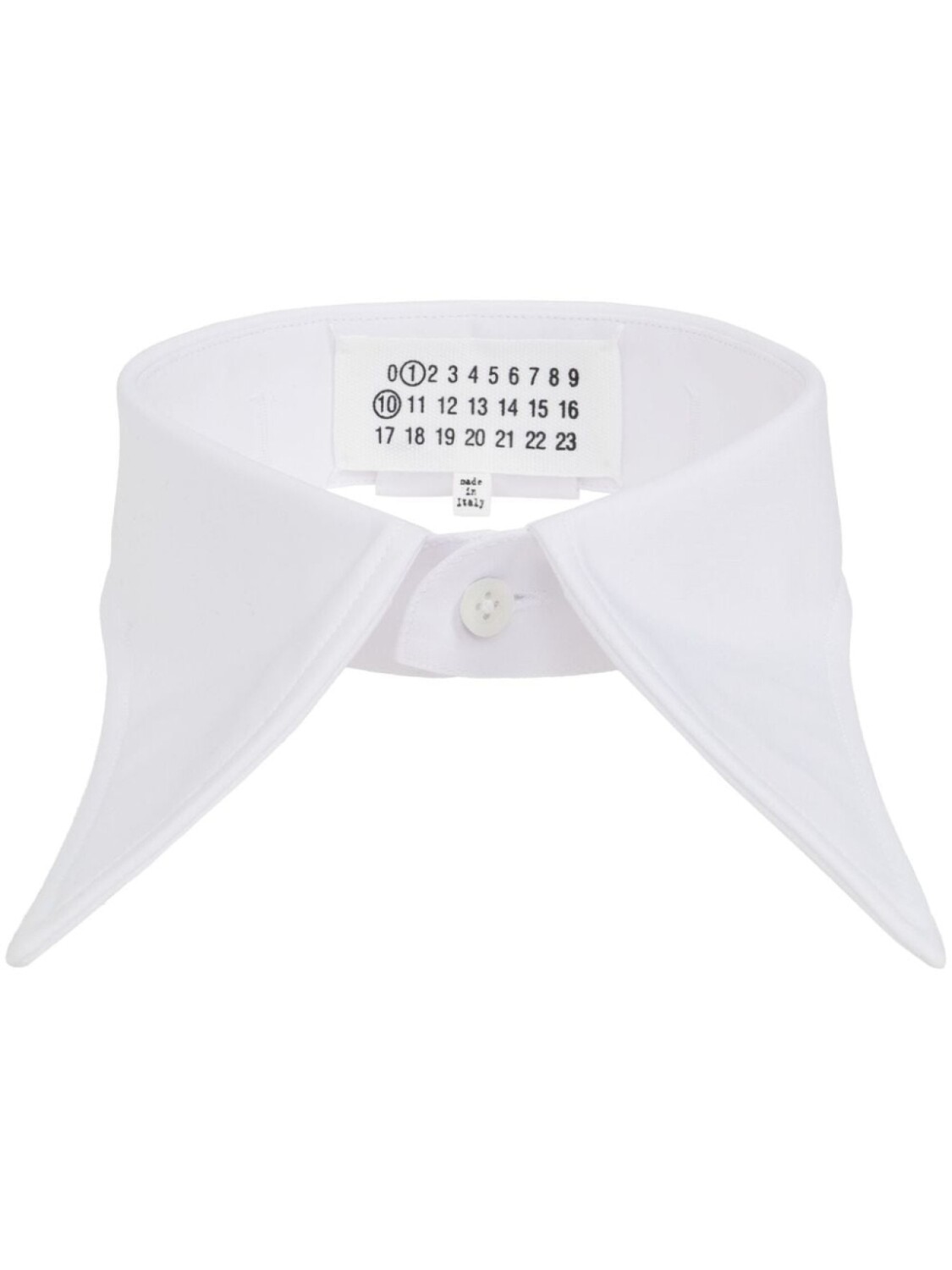 

Maison Margiela заостренный хлопковый воротник, белый