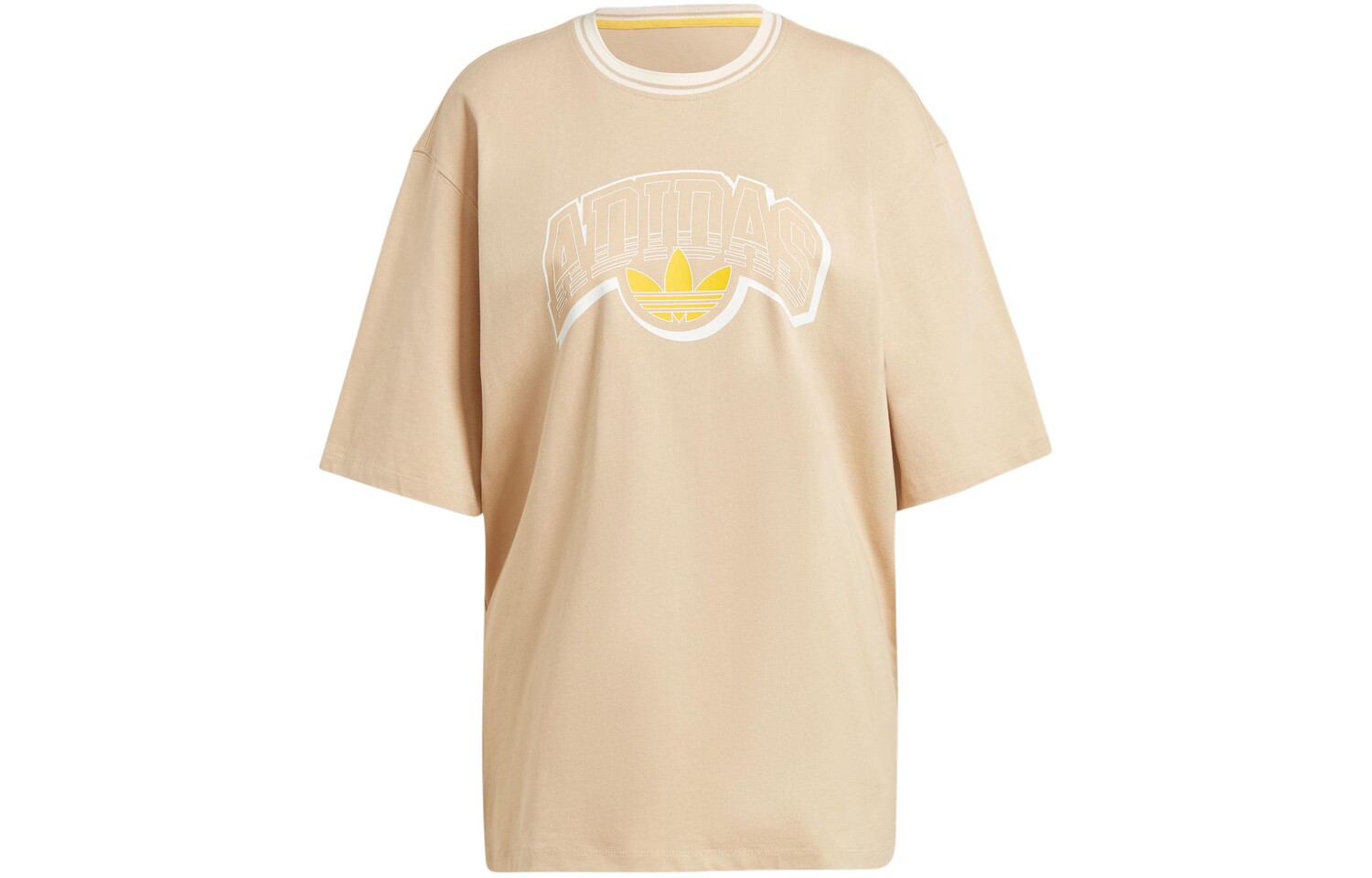 

Футболка мужская светло-коричневая Adidas Originals, коричневый
